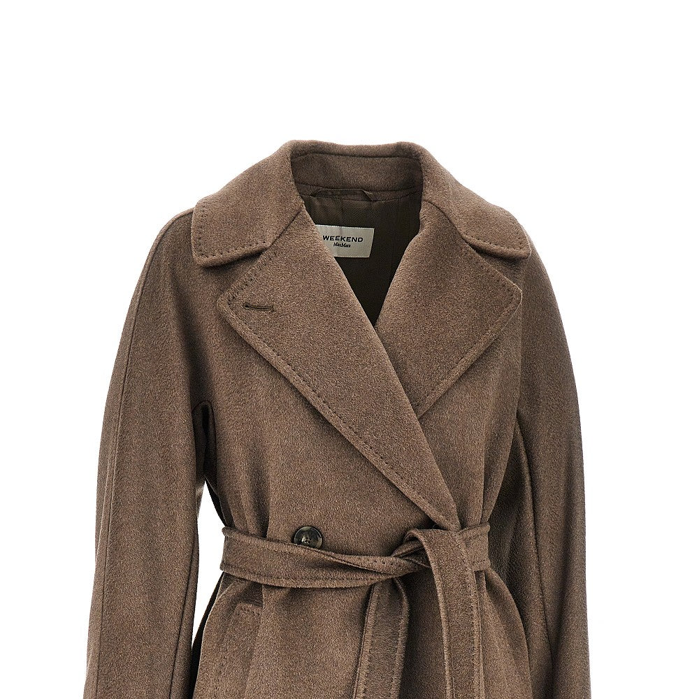 Weekend Max Mara Midi cloth coat with belt