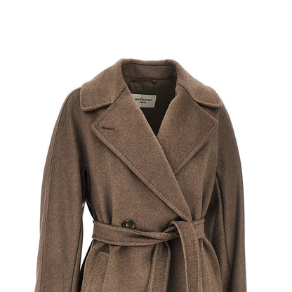 Weekend Max Mara Midi cloth coat with belt