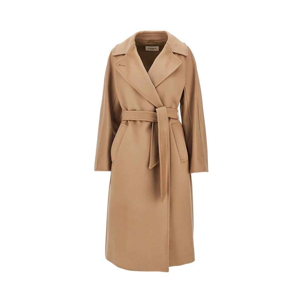 Weekend Max Mara Midi cloth coat with belt