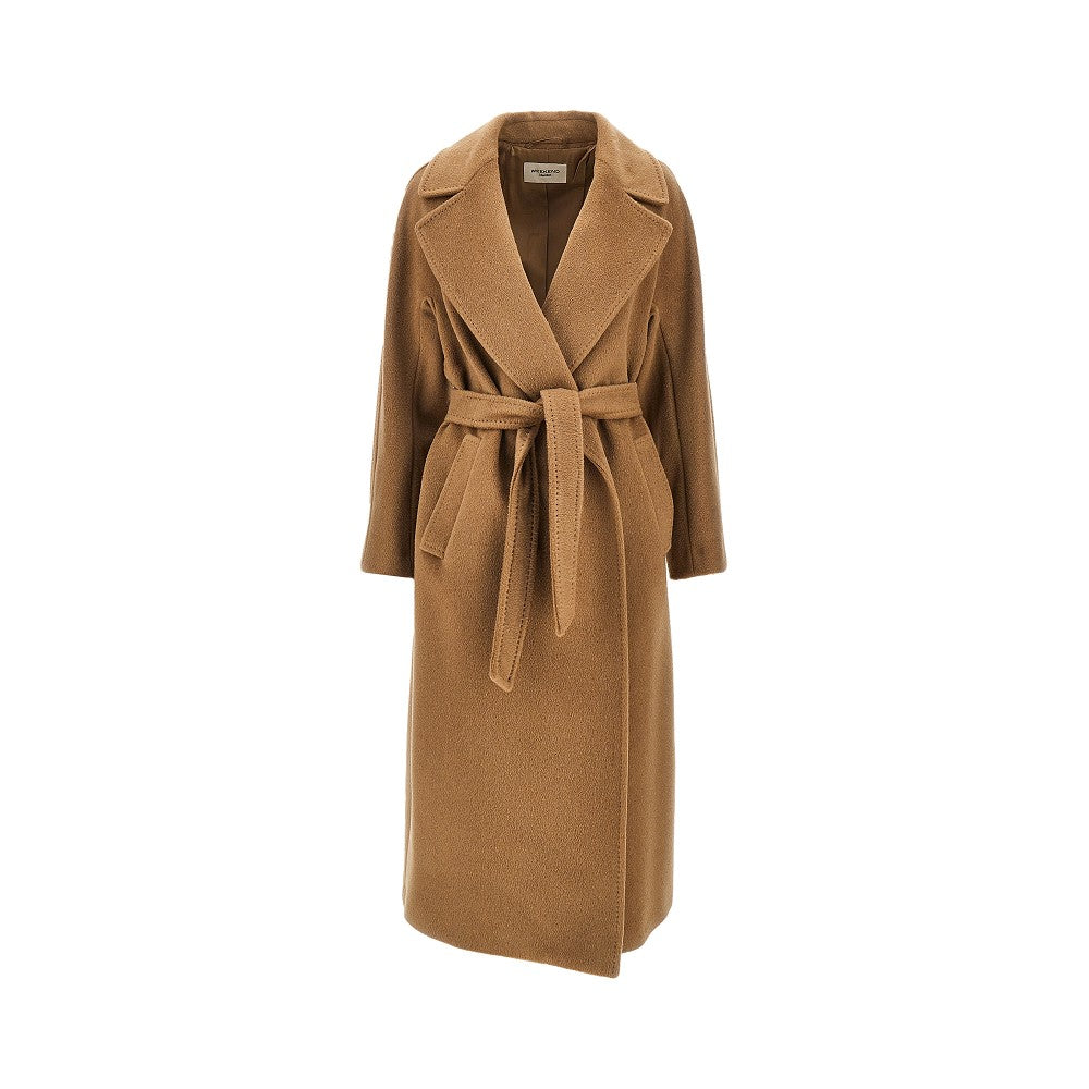 Weekend Max Mara Wool-blend robe coat with belt