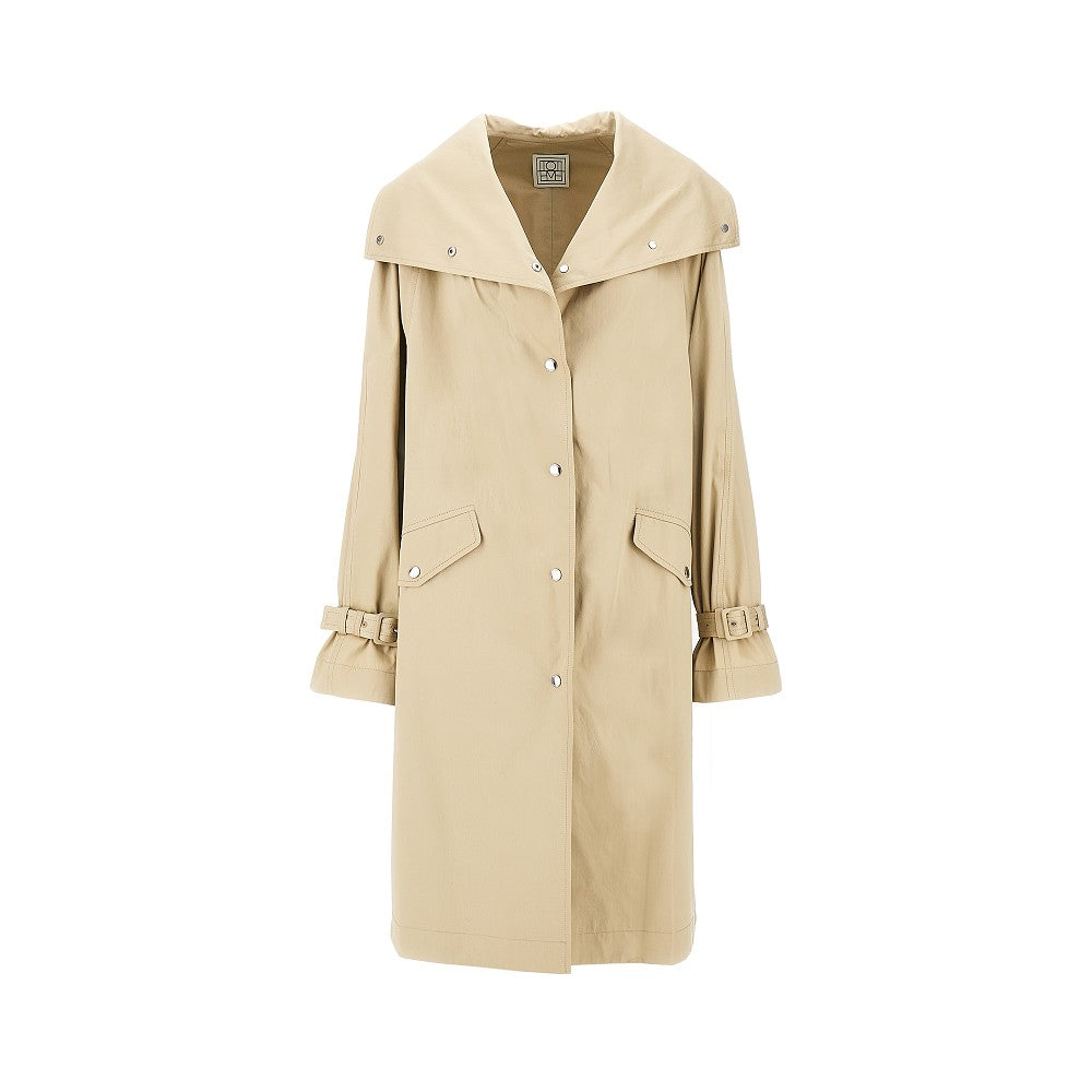 TOTEME Oversized gabardine trench coat