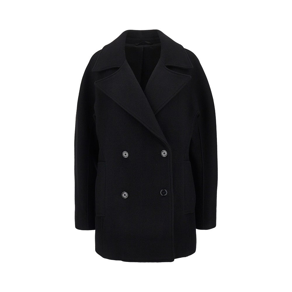 TOTEME Wool blend Cocoon Fit peacoat