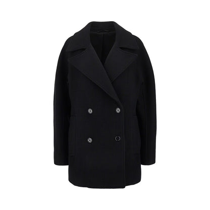 TOTEME Wool blend Cocoon Fit peacoat