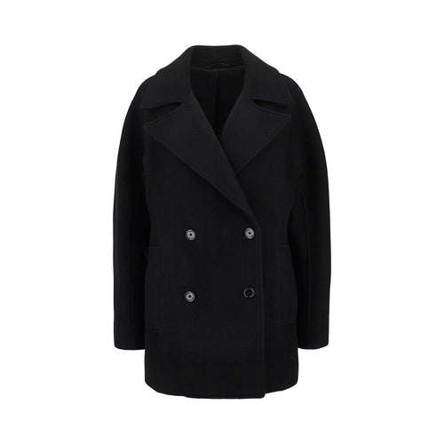 TOTEME Wool blend Cocoon Fit peacoat