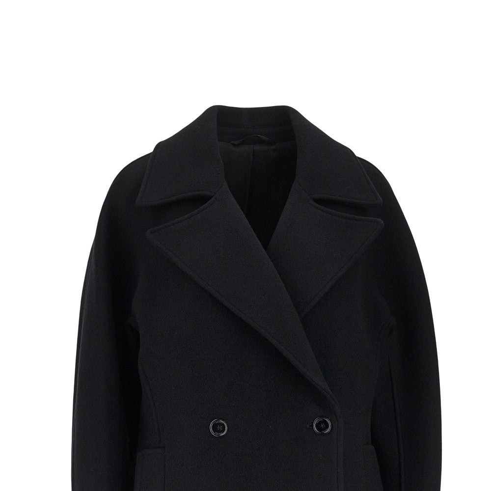 TOTEME Wool blend Cocoon Fit peacoat