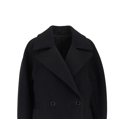 TOTEME Wool blend Cocoon Fit peacoat