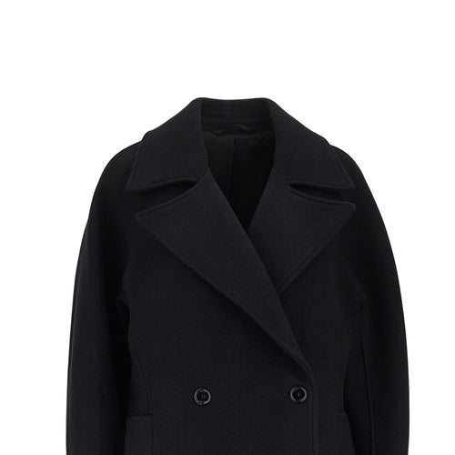 TOTEME Wool blend Cocoon Fit peacoat