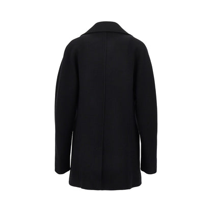 TOTEME Wool blend Cocoon Fit peacoat