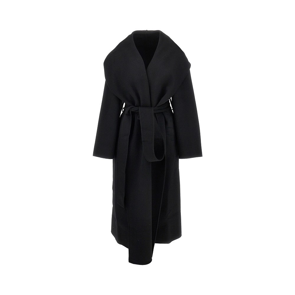 TOTEME Long hooded belted coat