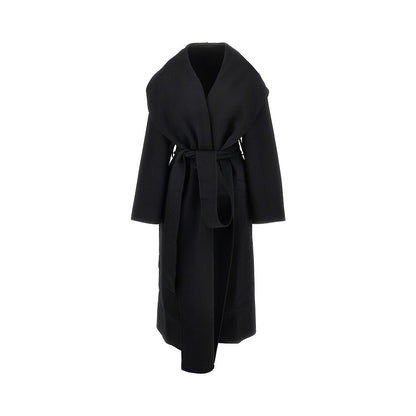 TOTEME Long hooded belted coat