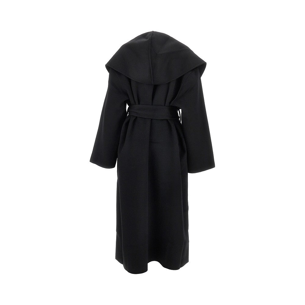 TOTEME Long hooded belted coat
