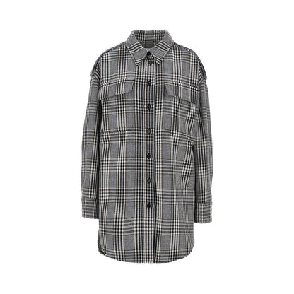 STELLA MCCARTNEY Prince of Wales wool overshirt