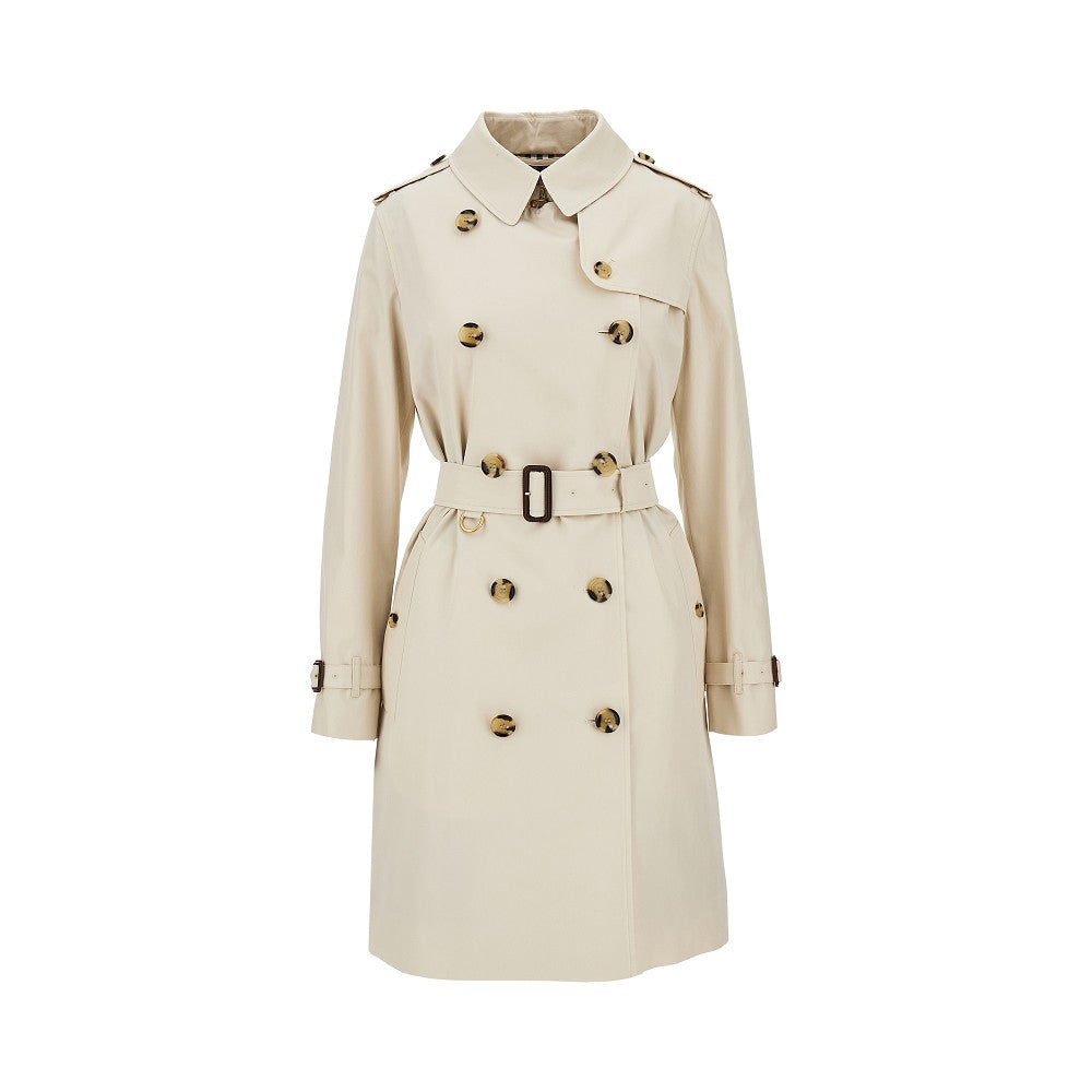 BURBERRY Gabardine medium 'Kensington' trench coat