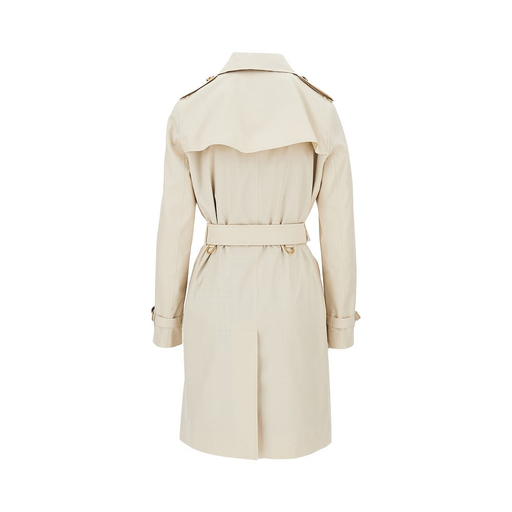 BURBERRY Gabardine medium 'Kensington' trench coat