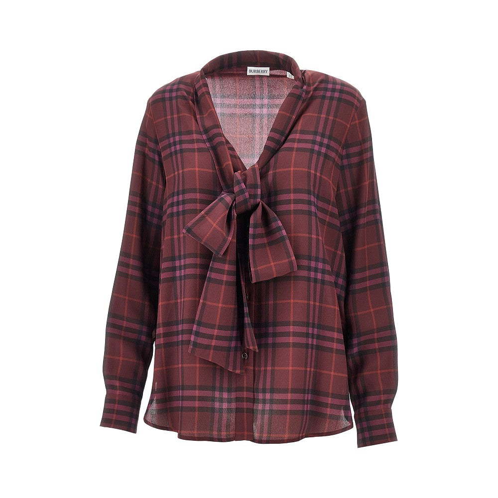 Burberry Check silk shirt