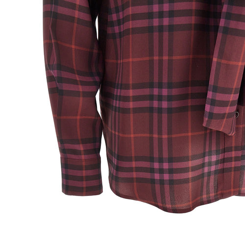 Burberry Check silk shirt