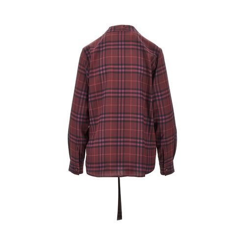 Burberry Check silk shirt