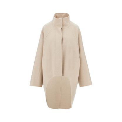 ALAIA Cashmere asymmetrical coat