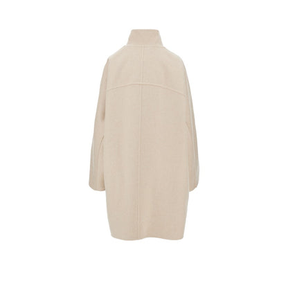ALAIA Cashmere asymmetrical coat