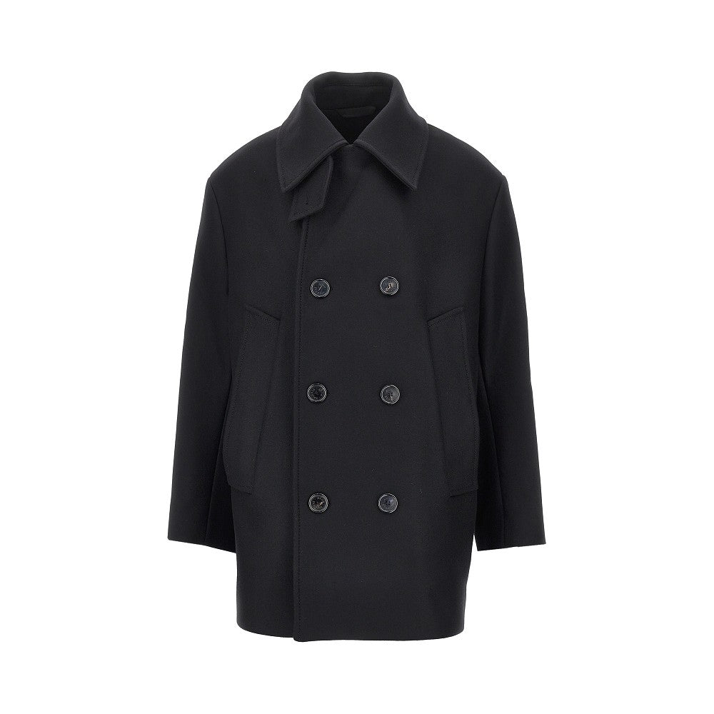 Acne Studios Wool-blend cloth double-breasted peacoat
