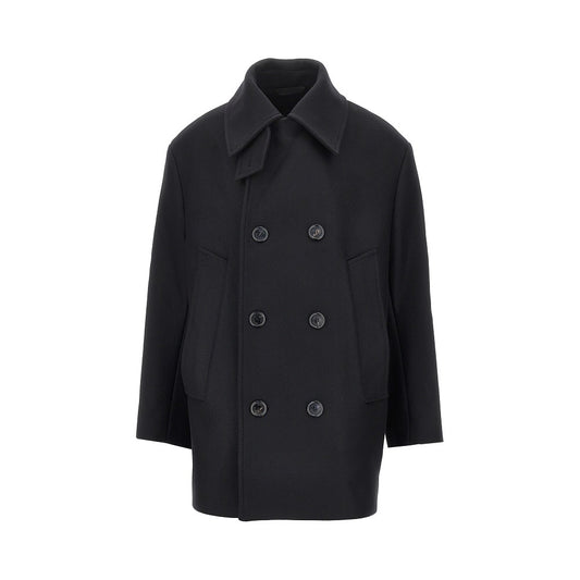 Acne Studios Wool-blend cloth double-breasted peacoat