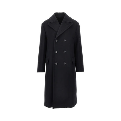 Fendi Wool and angora double-breasted coat