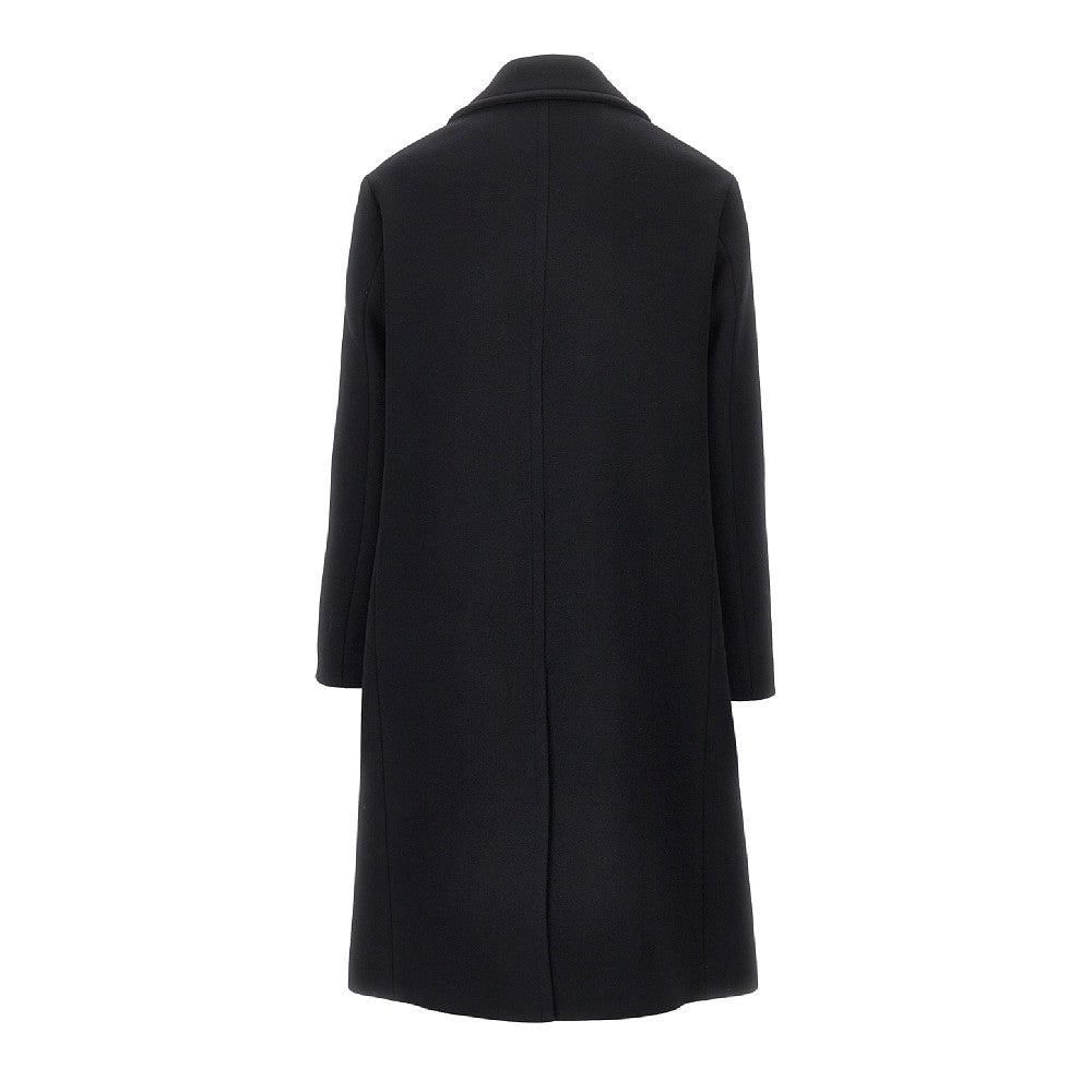 Fendi Wool and angora double-breasted coat