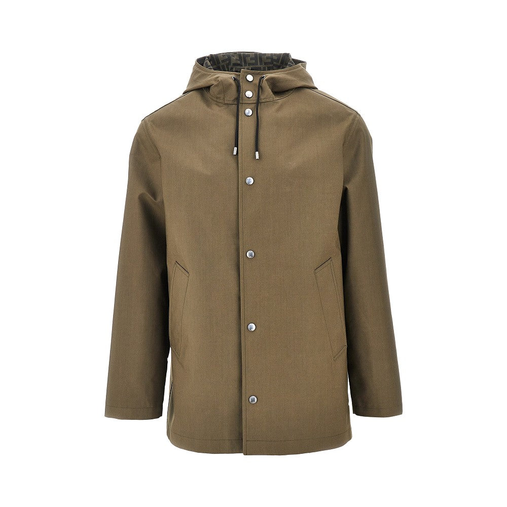 Fendi Cotton-blend hooded coat