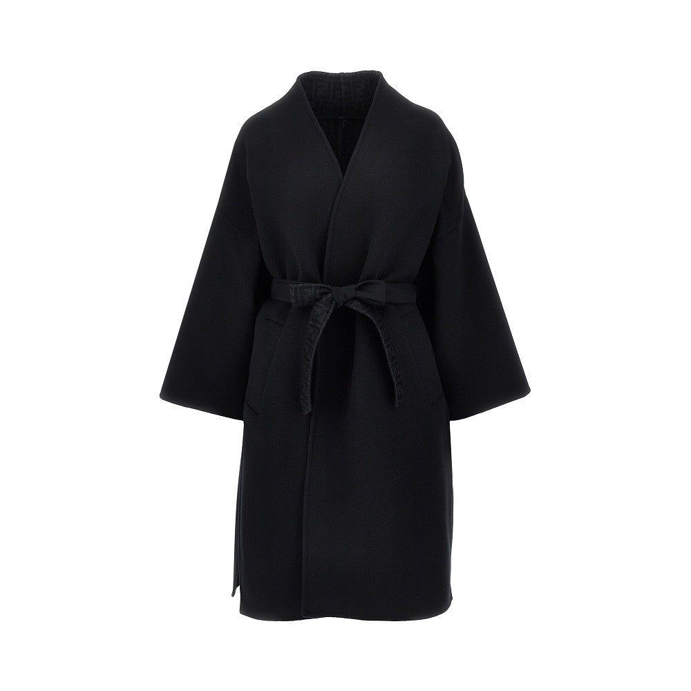 Fendi Double wool coat with belt