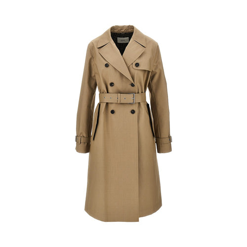 Fendi Mackintosh fabric double-breasted trench coat