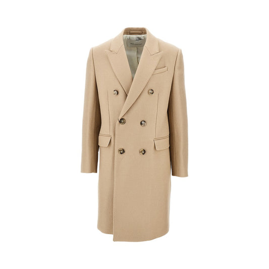 AMI Wool gabardine double-breasted coat