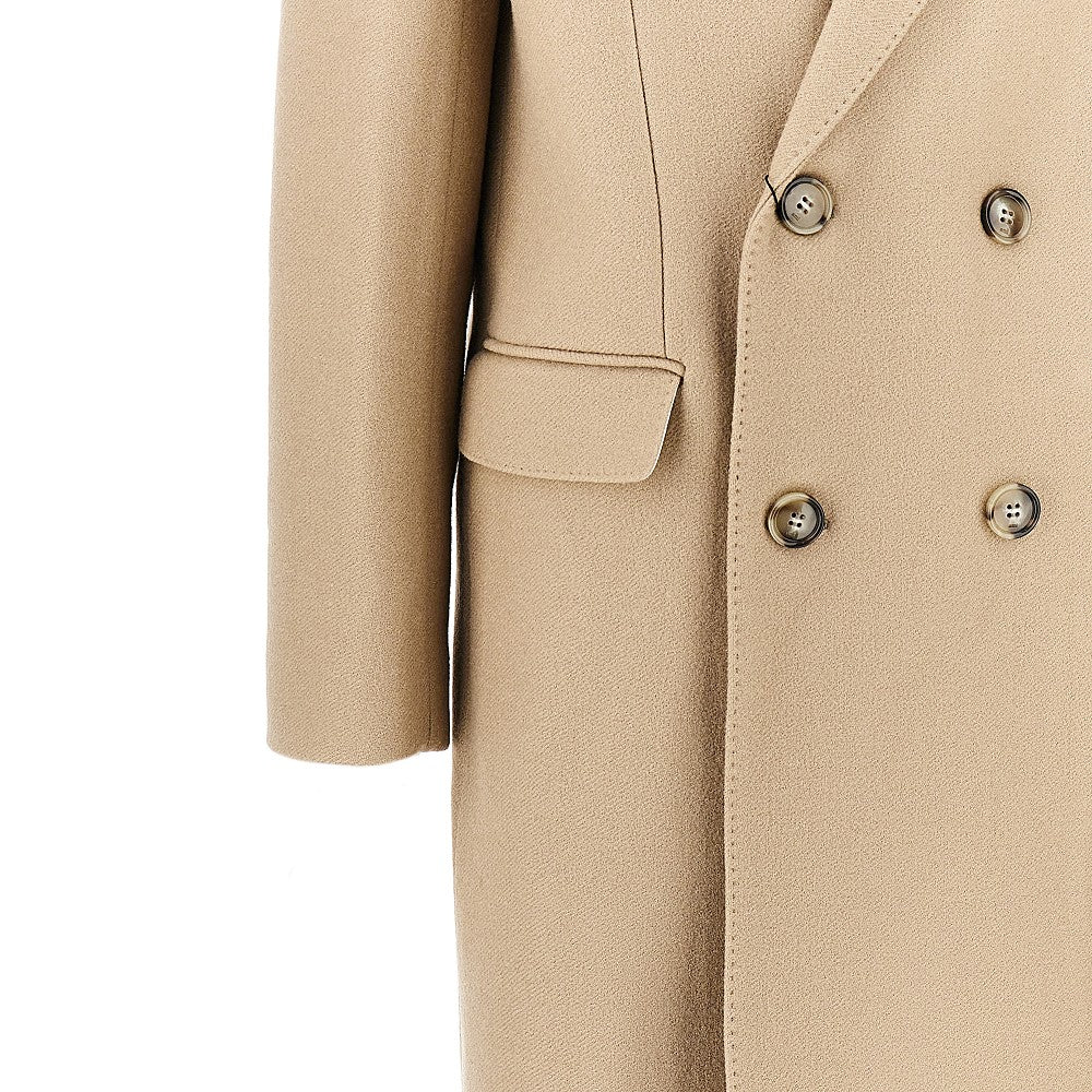 AMI Wool gabardine double-breasted coat