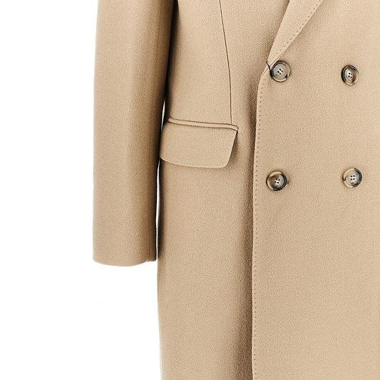 AMI Wool gabardine double-breasted coat