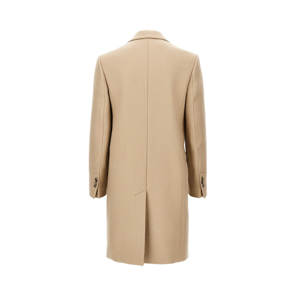 AMI Wool gabardine double-breasted coat