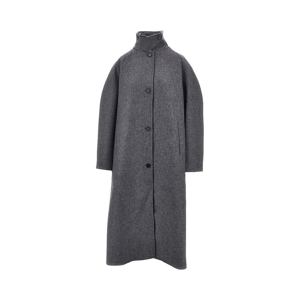 JIL SANDER Double wool oversized coat