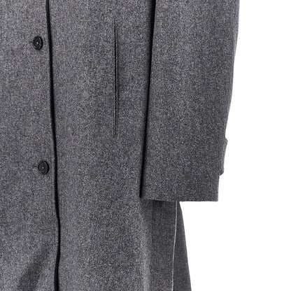 JIL SANDER Double wool oversized coat