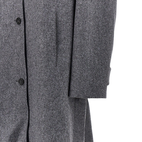 JIL SANDER Double wool oversized coat