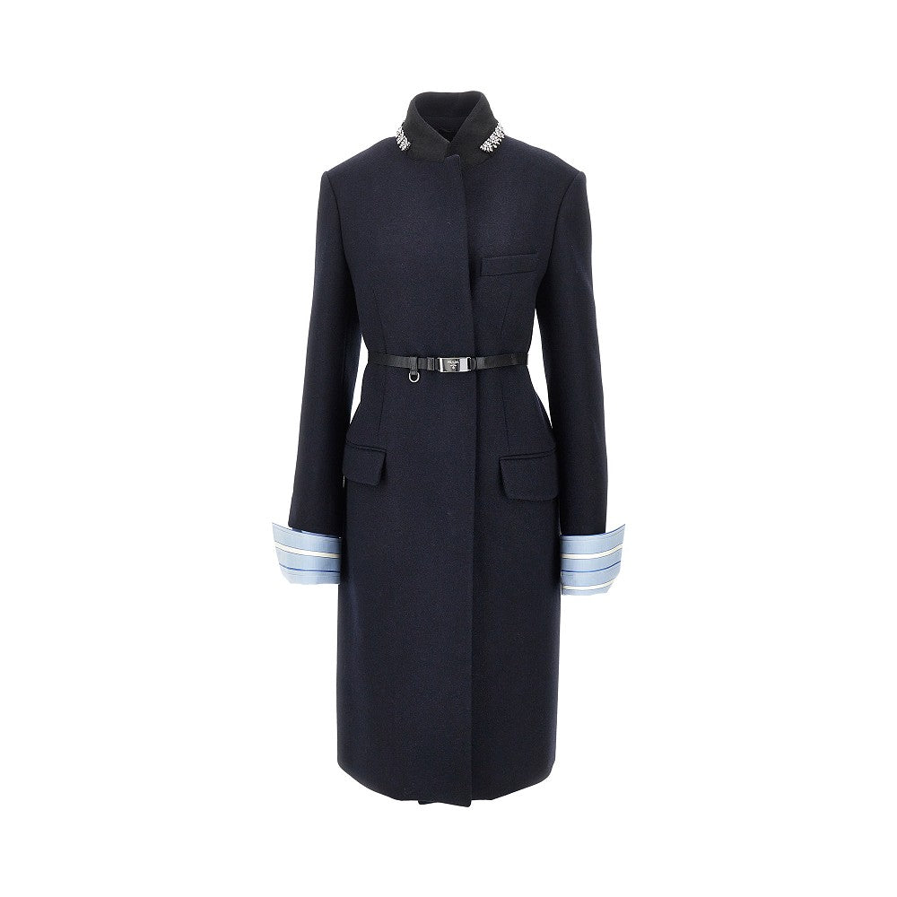 Prada Double coat with detachable cuffs