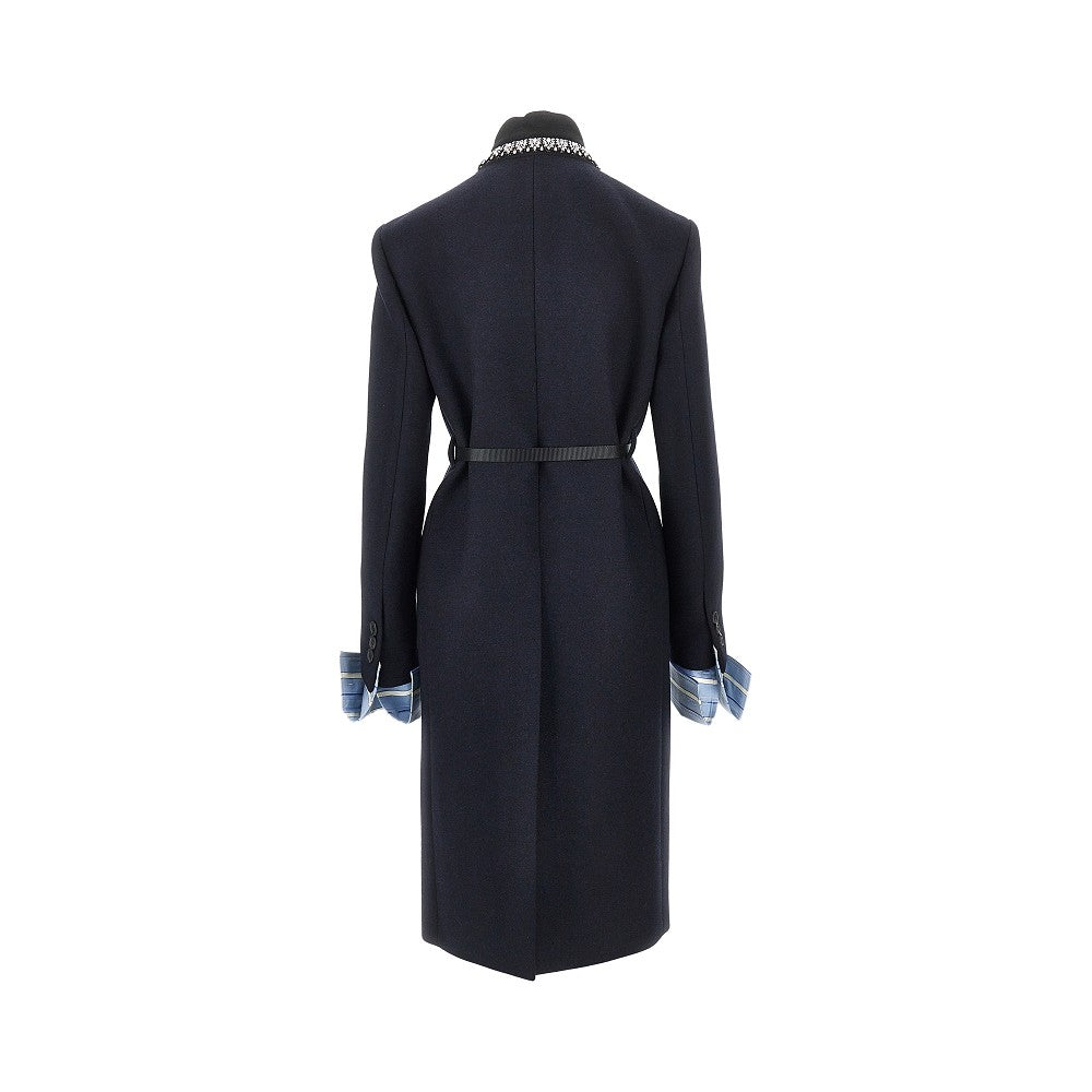 Prada Double coat with detachable cuffs