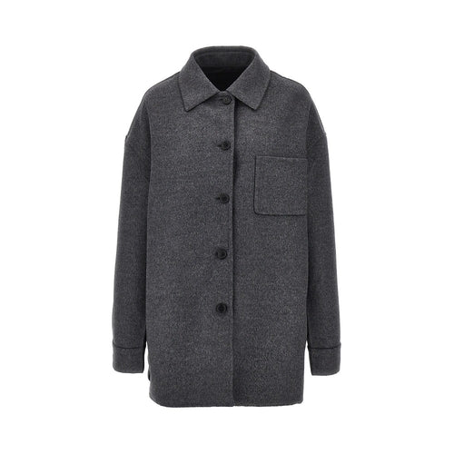 PRADA Cashwool and Re-Nylon reversible overshirt