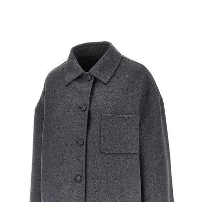 PRADA Cashwool and Re-Nylon reversible overshirt