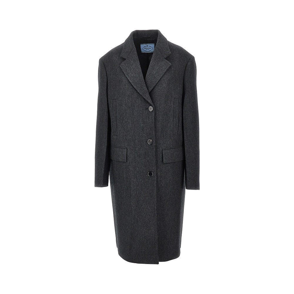 Prada Wool double single-breasted coat