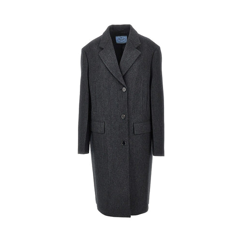 Prada Wool double single-breasted coat