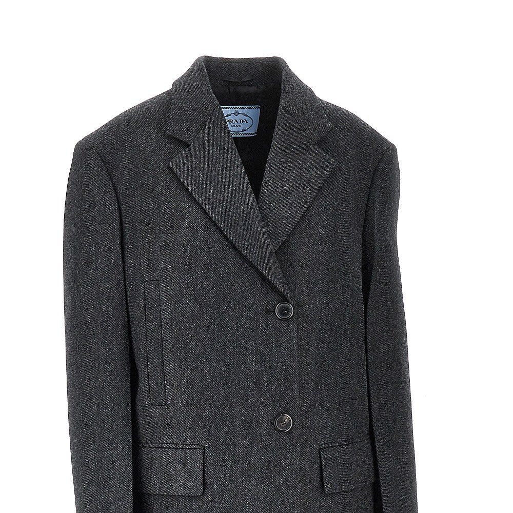 Prada Wool double single-breasted coat