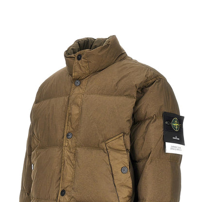 STONE ISLAND Garment Dyed Crinkle Reps Ny down jacket