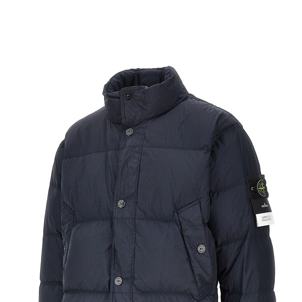 STONE ISLAND Garment Dyed Crinkle Reps Ny down jacket