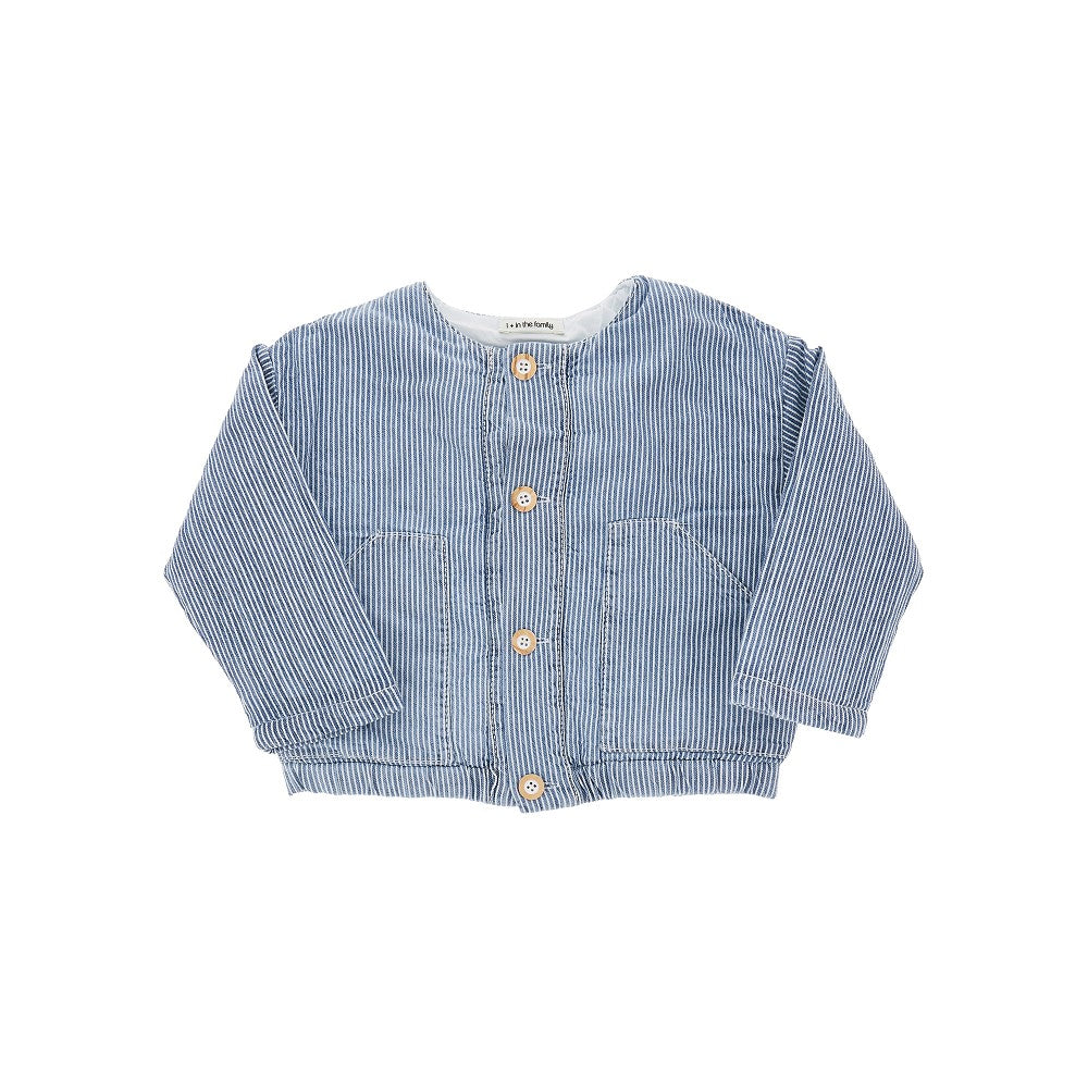 1 + in the Family Padded denim jacket