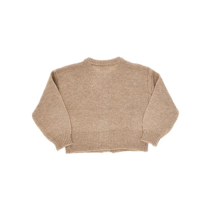 Mayoral Cotton-blend cardigan with flowers
