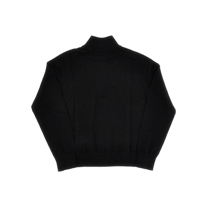 BURBERRY Half-zip wool sweater