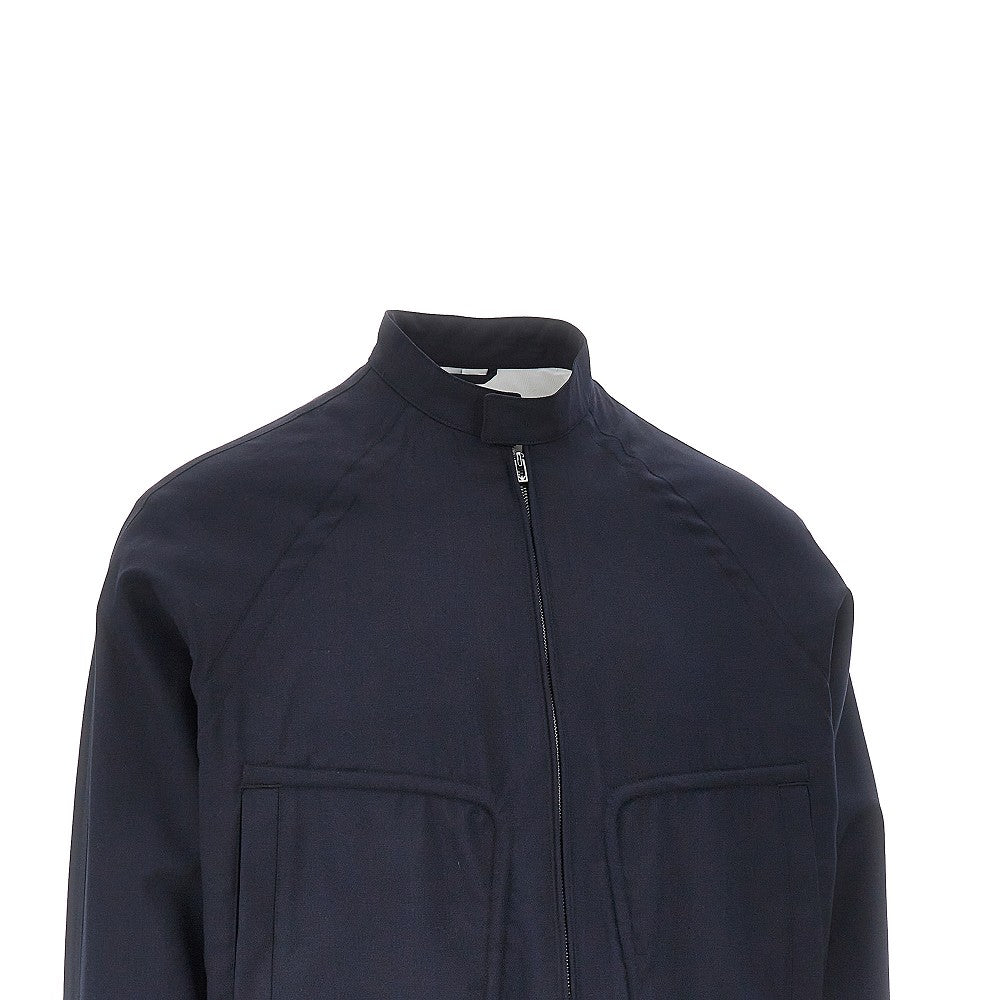 EMPORIO ARMANI Light wool bomber jacket